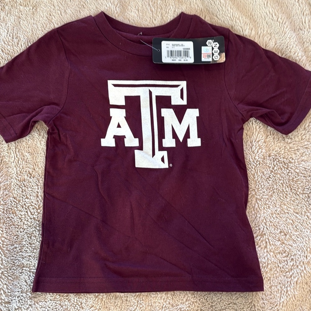 A&M Youth Tshirt NWT